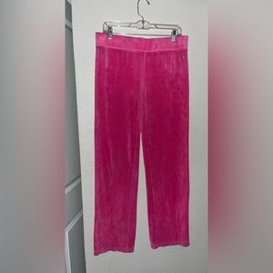 Lilly Pulitzer Pink velour pants.